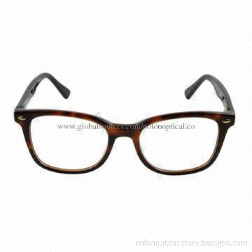 Tortoise Acetate Full Rim Eyeglass Frame, OEM/ODM Orders and Logos Available